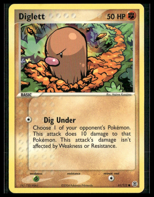 Diglett #61/112 FireRed & LeafGreen LP