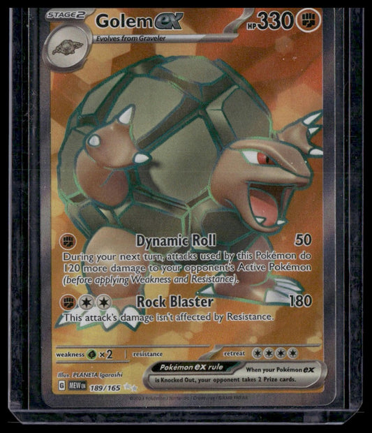Golem ex #189/165 Scarlet & Violet 151 NM
