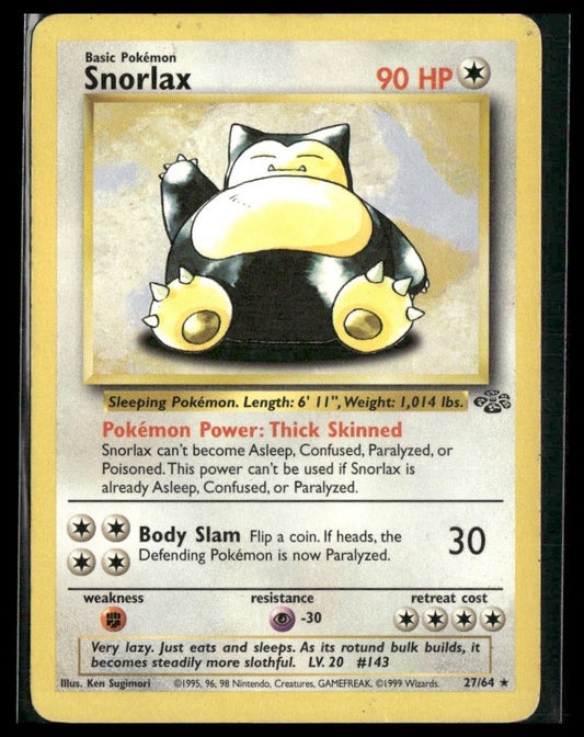 Snorlax #27/64 Jungle MP