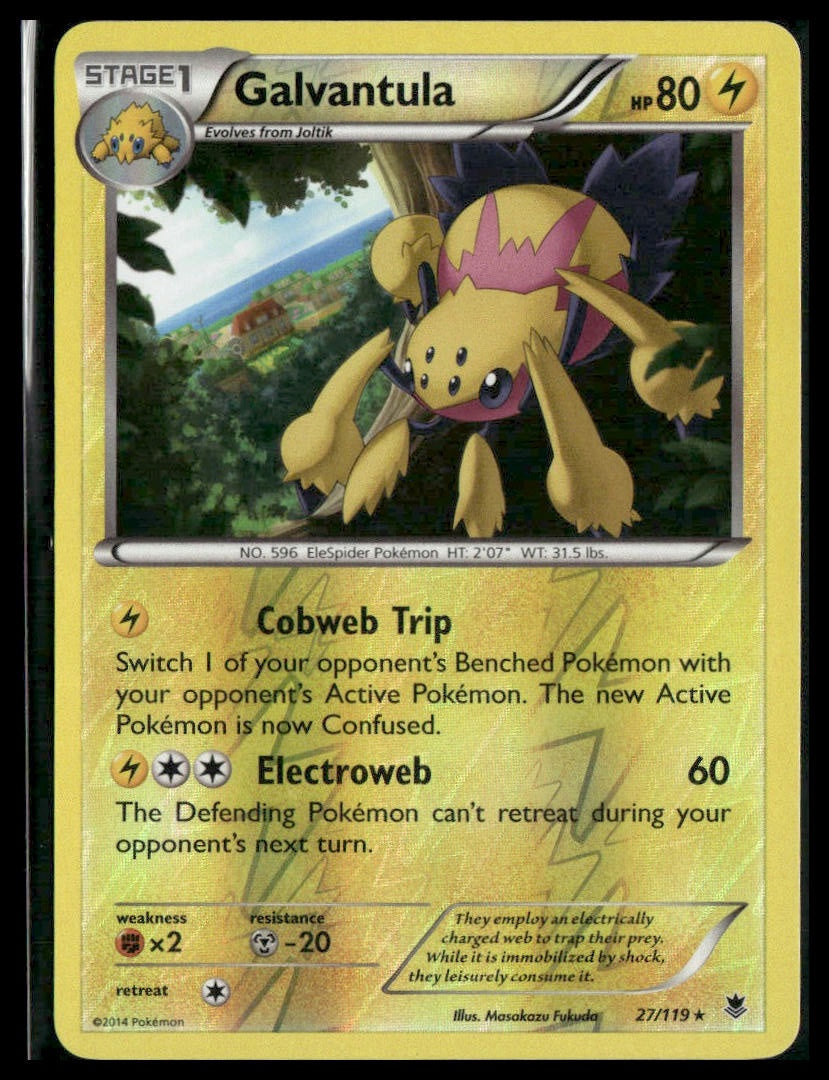 Galvantula #27/119 Reverse Holo XY - Phantom Forces LP