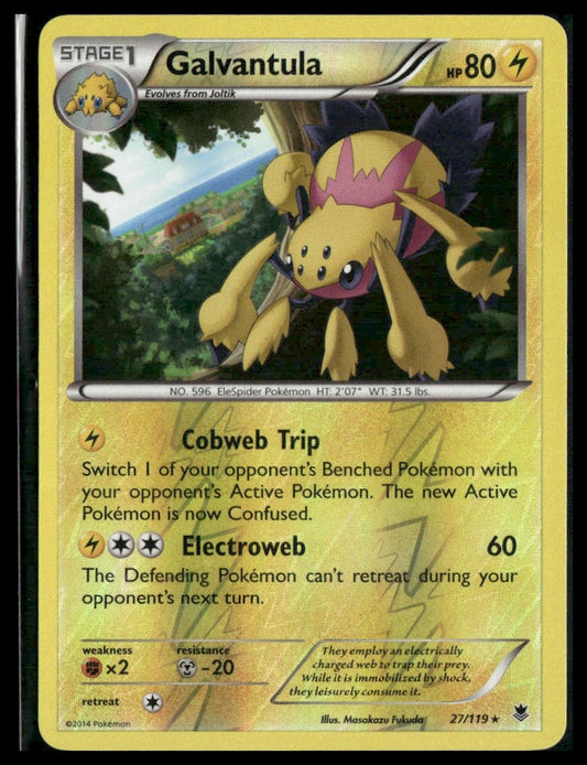 Galvantula #27/119 Reverse Holo XY - Phantom Forces LP