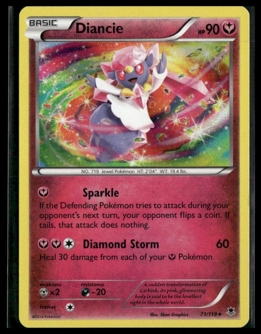 Diancie #71/119 XY - Phantom Forces LP