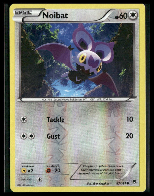 Noibat #87/111 Reverse Holo XY - Furious Fists LP