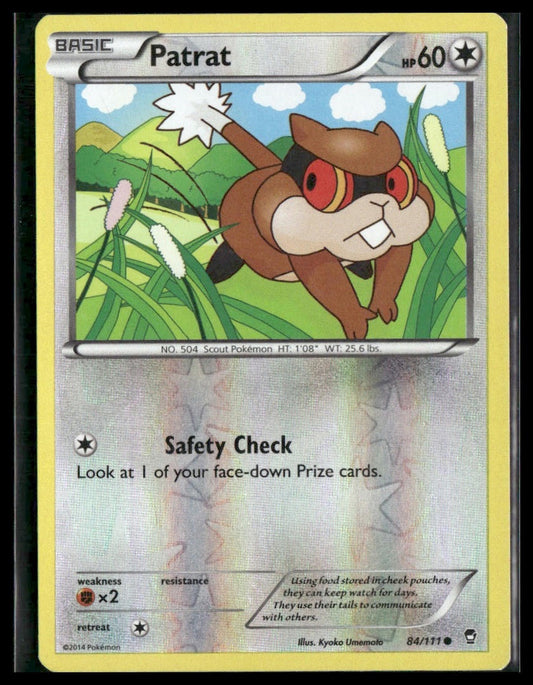Patrat #84/111 Reverse Holo XY - Furious Fists MP