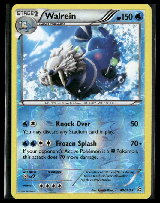 Walrein #48/160 Reverse Holo XY - Primal Clash MP