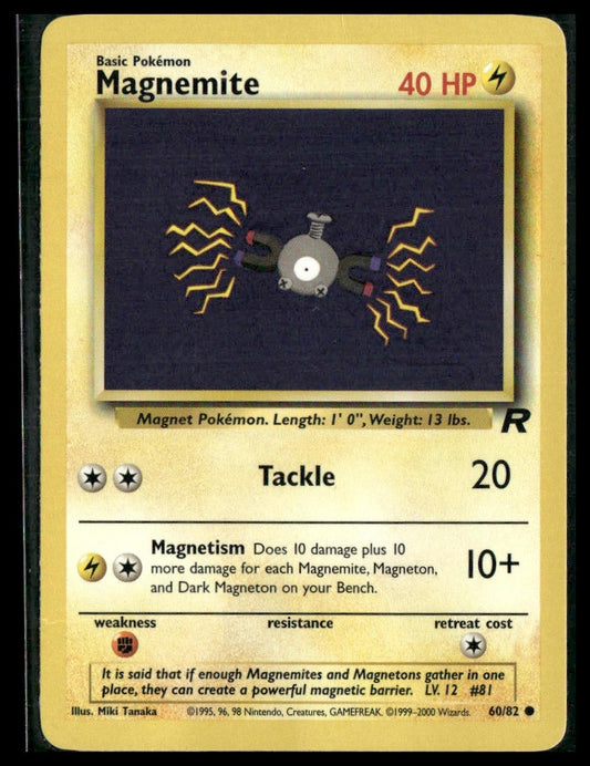 Magnemite #60/82 Team Rocket MP