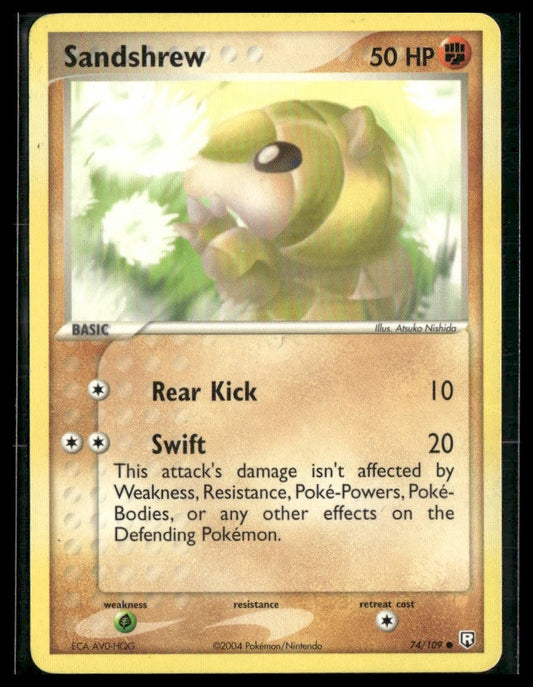 Sandshrew #74/109 Team Rocket Returns MP