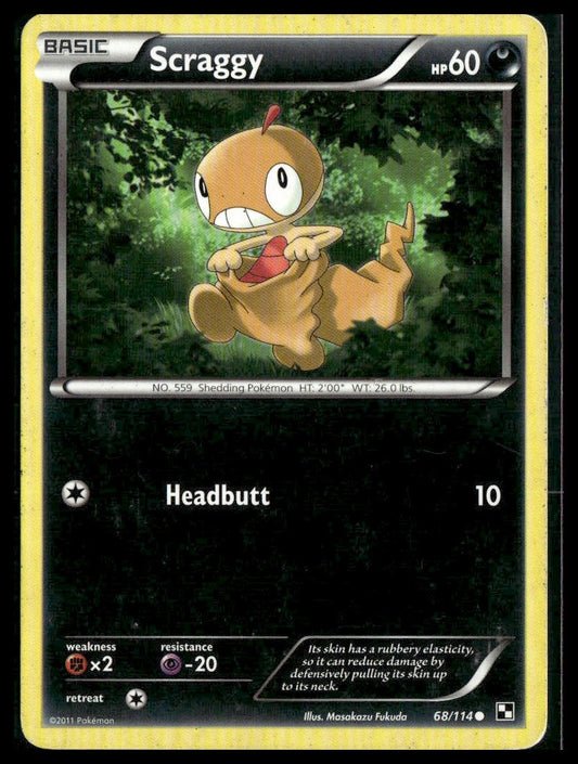 Scraggy #68/114 Black & White MP