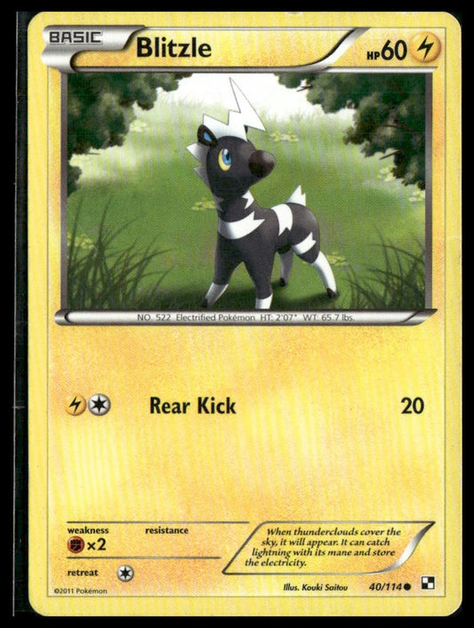 Blitzle #40/114 Black and White MP
