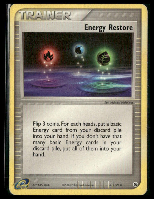 Energy Restore #81/109 Ruby and Sapphire HP
