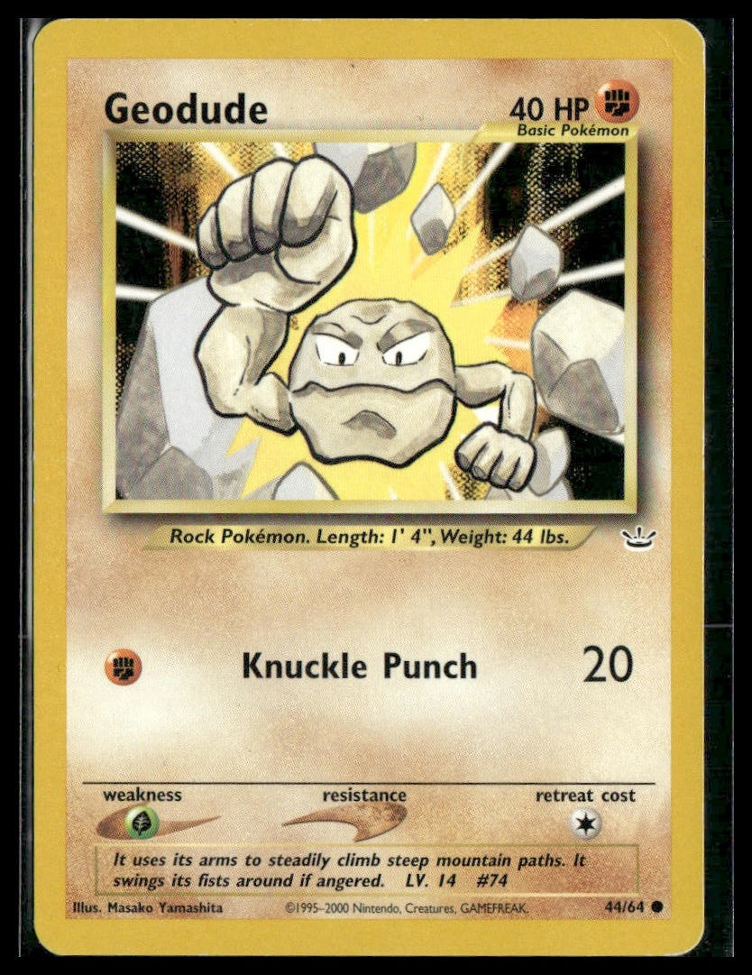 Geodude #44/64 Neo Revelation LP