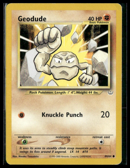 Geodude #44/64 Neo Revelation LP
