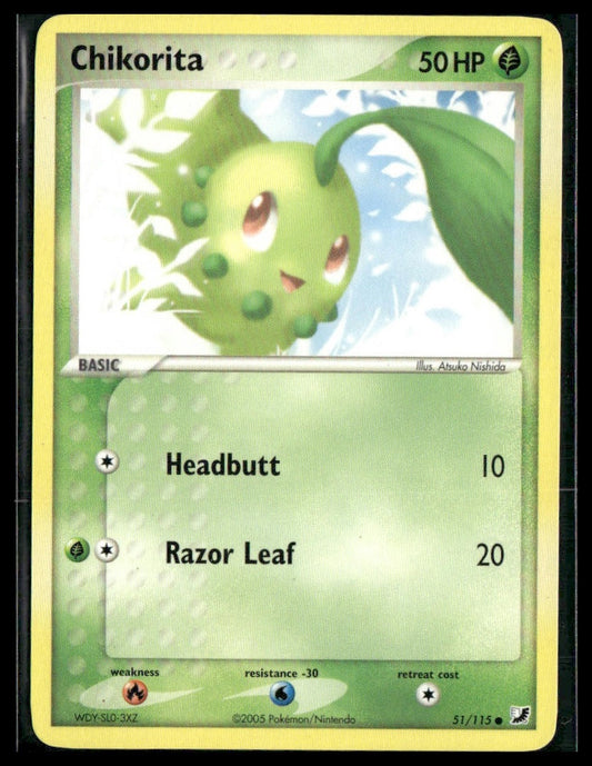 Chikorita #51/115 Unseen Forces NM