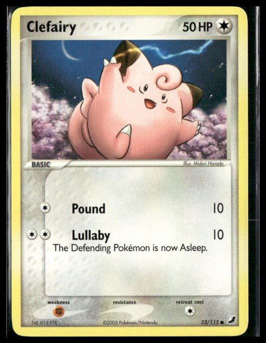 Clefairy #53/115 Unseen Forces VLP