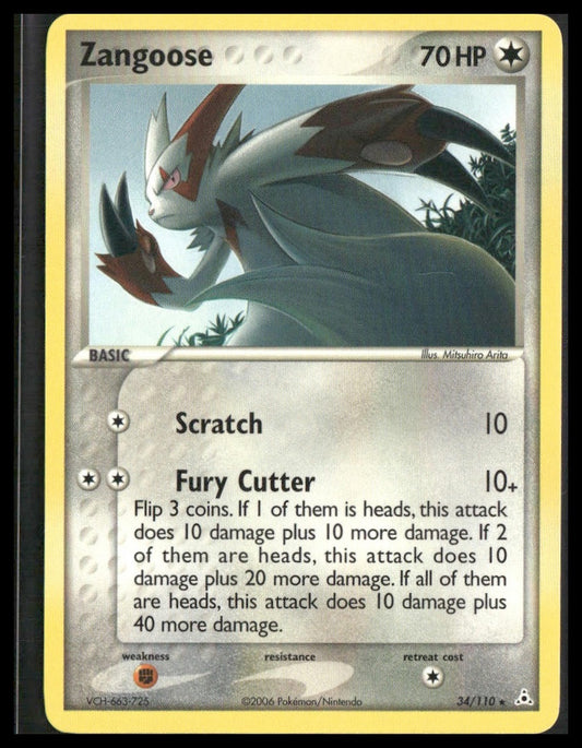 Zangoose #34/110 Holon Phantoms VLP