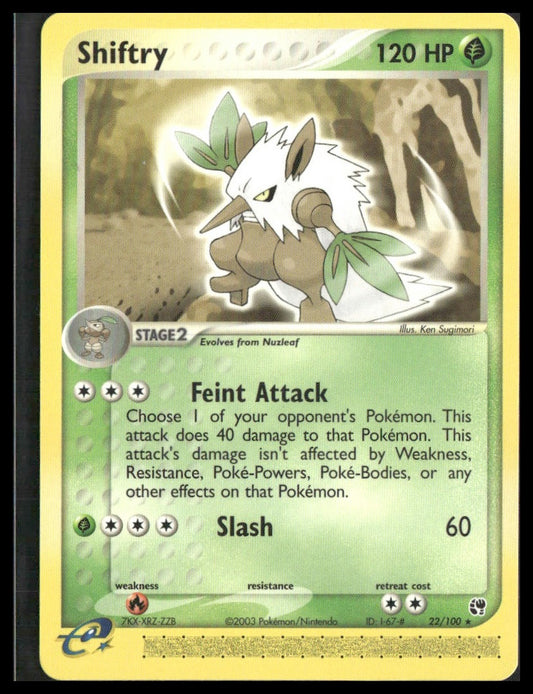 Shiftry #22/100 Sandstorm VLP