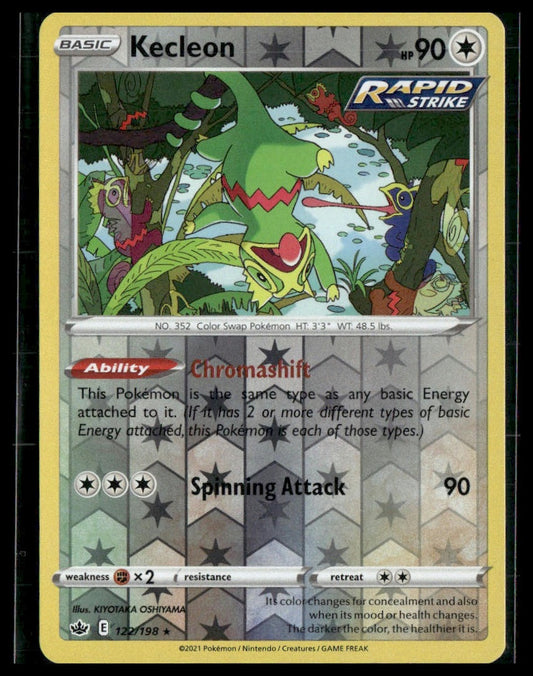 Kecleon #122/198 Reverse Holo Chilling Reign NM