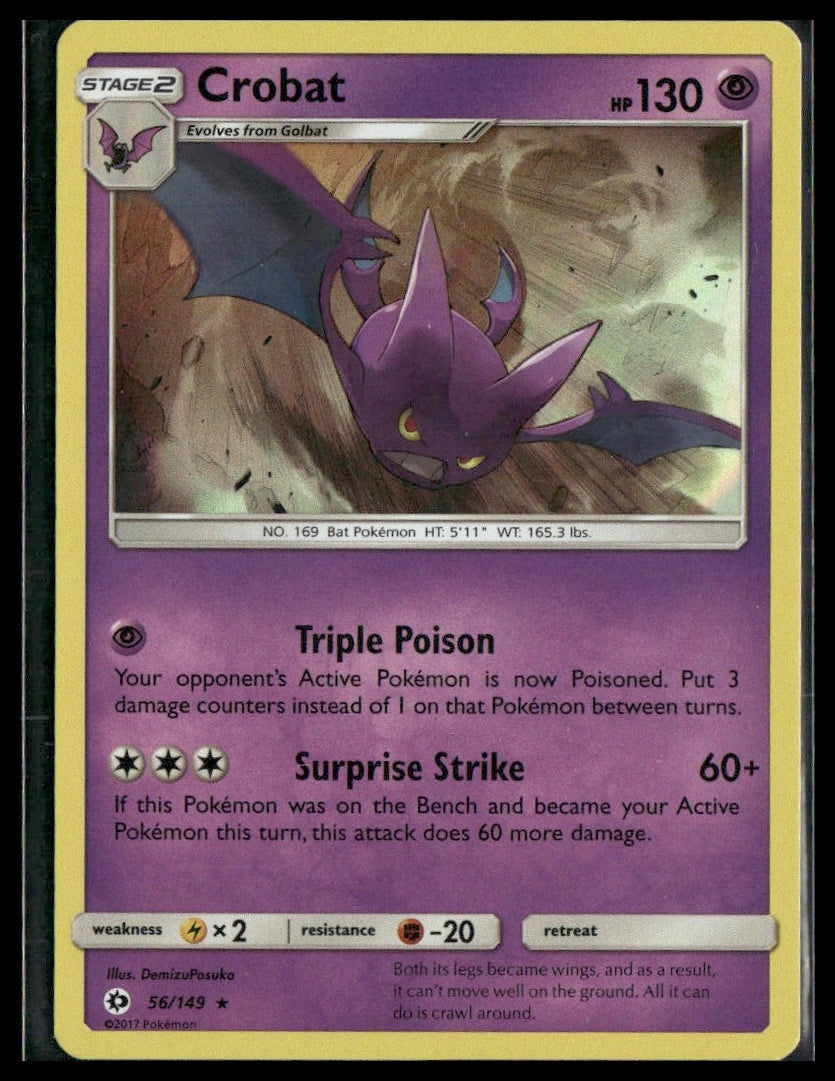 Crobat #56/149 SM Base Set VLP