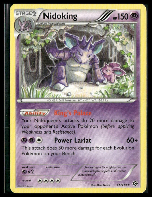 Nidoking #45/114 XY - Steam Siege MP