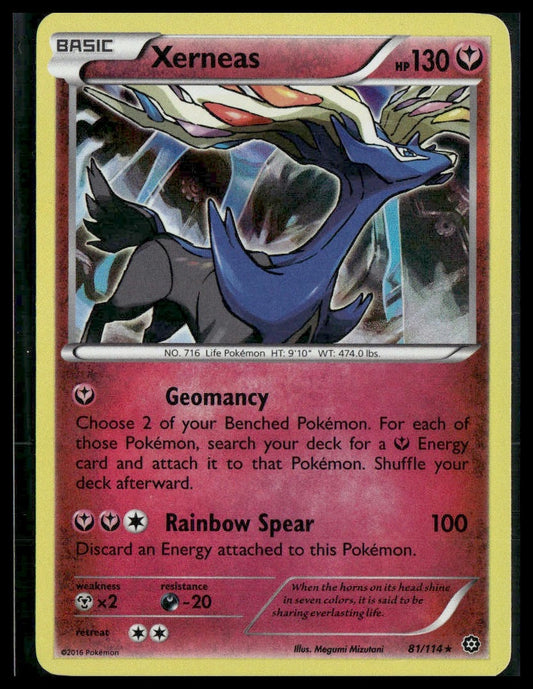 Xerneas #81/114 XY - Steam Siege LP