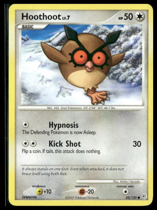 Hoothoot #85/130 Diamond and Pearl LP