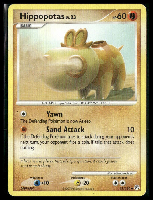 Hippopotas #51/130 Diamond and Pearl MP