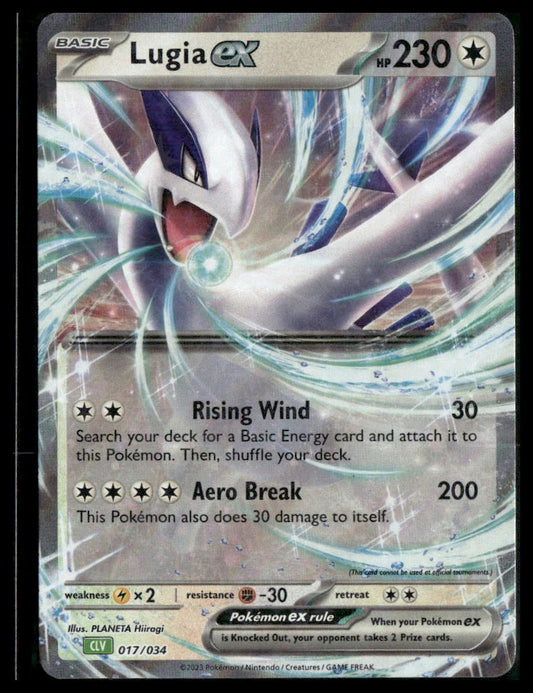 Lugia ex #017/034 Trading Card Game Classic NM