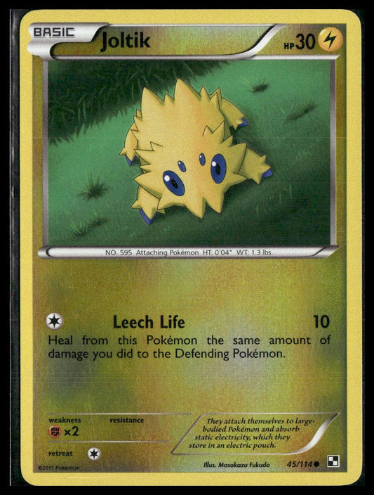 Joltik #45/114 Reverse Holo Black and White LP