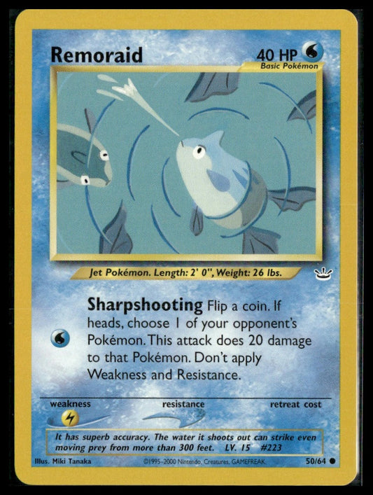 Remoraid #50/64 Neo Revelation NM