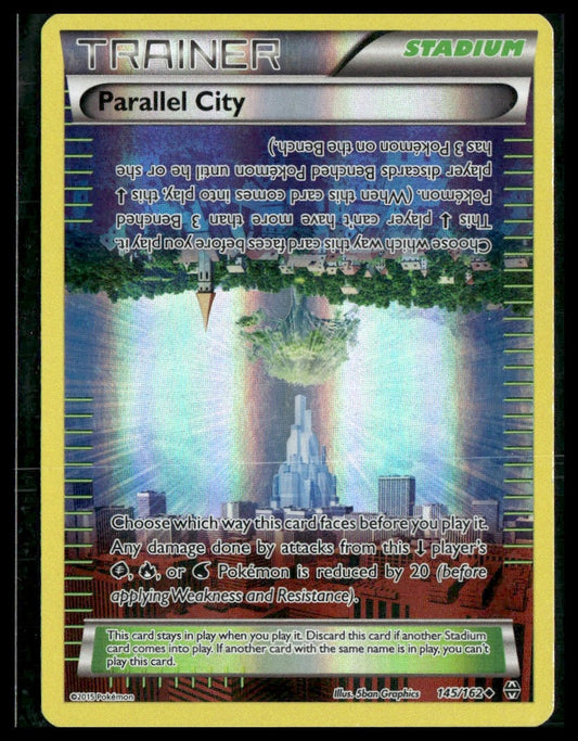 Parallel City #145/162 Reverse Holo XY - BREAKthrough LP