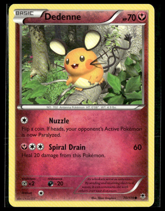 Dedenne #70/119 XY - Phantom Forces NM