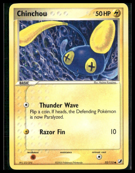 Chinchou #52/115 Unseen Forces VLP
