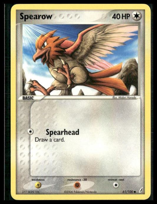Spearow #61/100 Crystal Guardians VLP