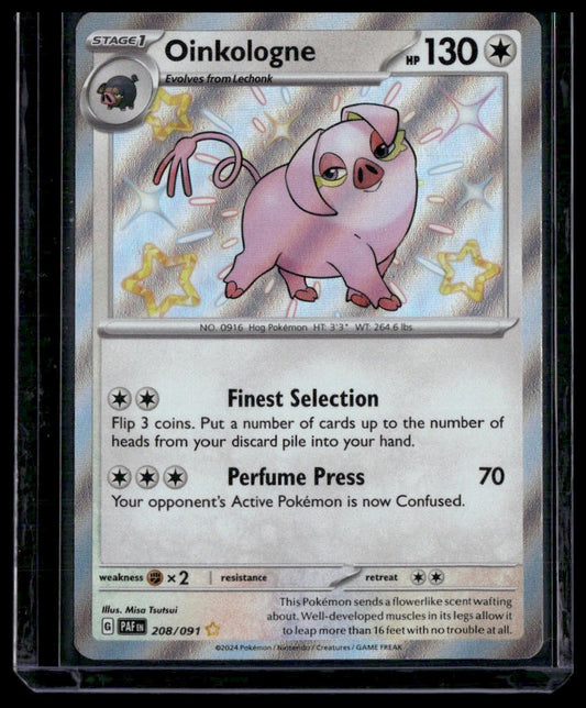 Oinkologne #208/091 Paldean Fates NM