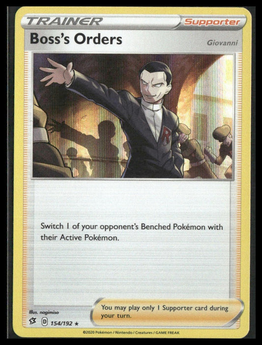 Boss's Orders #154/192 Rebel Clash NM