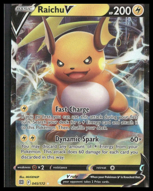 Raichu V #045/172 Brilliant Stars NM