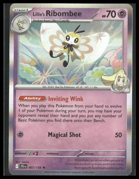 Lillie's Ribombee #067/159 Journey Together NM