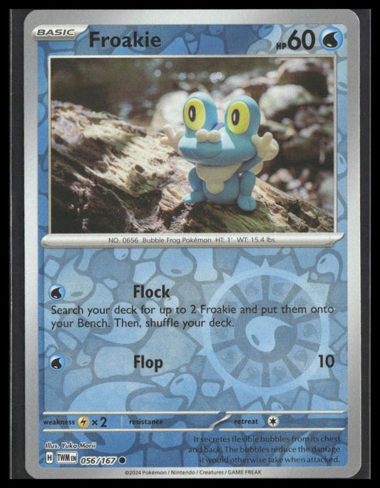 Froakie #056/167 Reverse Holo Clay Yuka Morii Twilight Masquerade NM