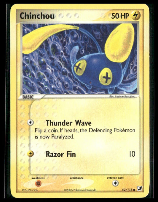 Chinchou #52/115 Unseen Forces NM