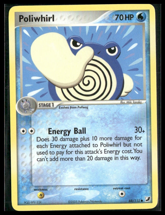Poliwhirl #68/115 Unseen Forces NM
