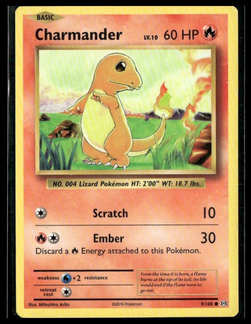Charmander #9/108 XY - Evolutions LP