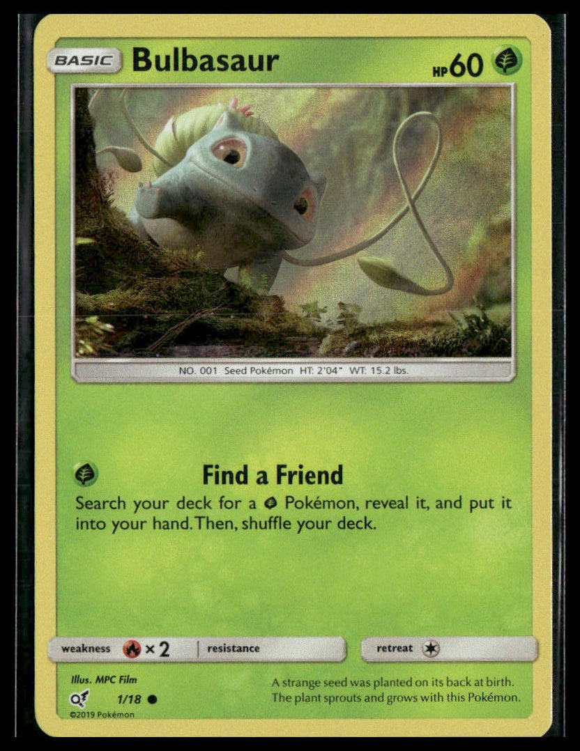 Bulbasaur (Holo Common) #1/18 Detective Pikachu LP