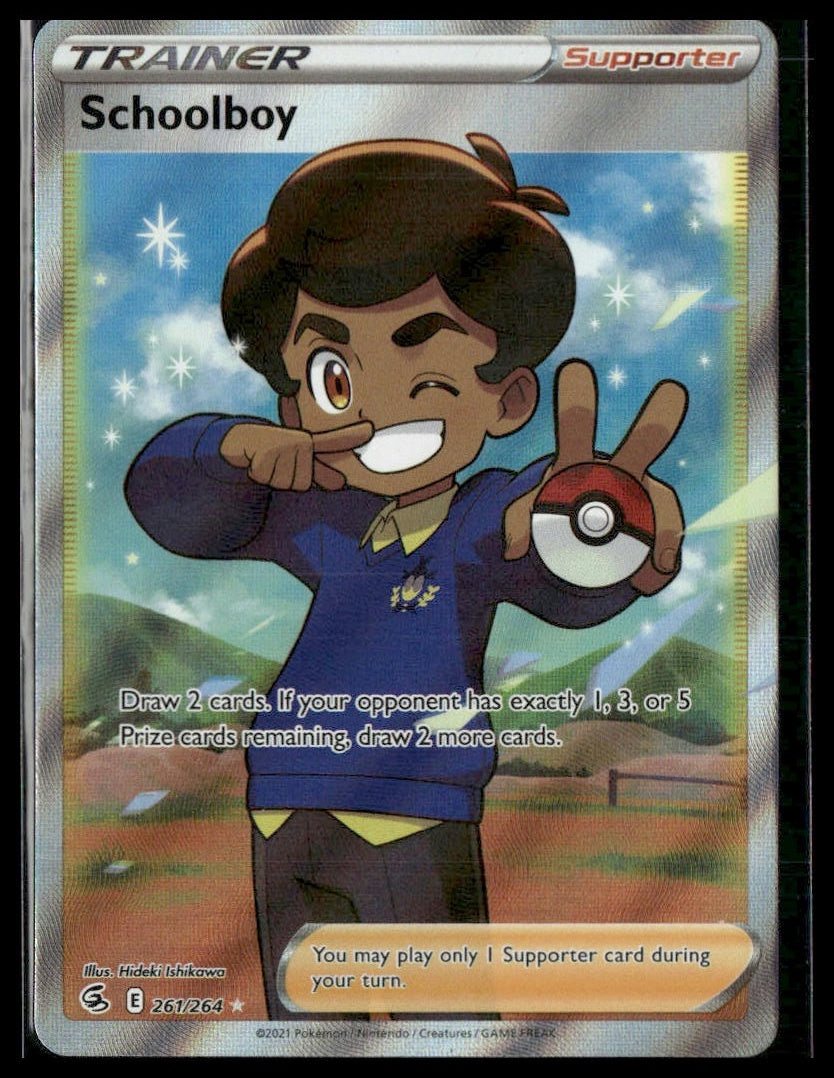 Schoolboy (Full Art) #261/264 Fusion Strike NM