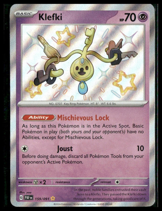 Klefki #159/091 Paldean Fates NM