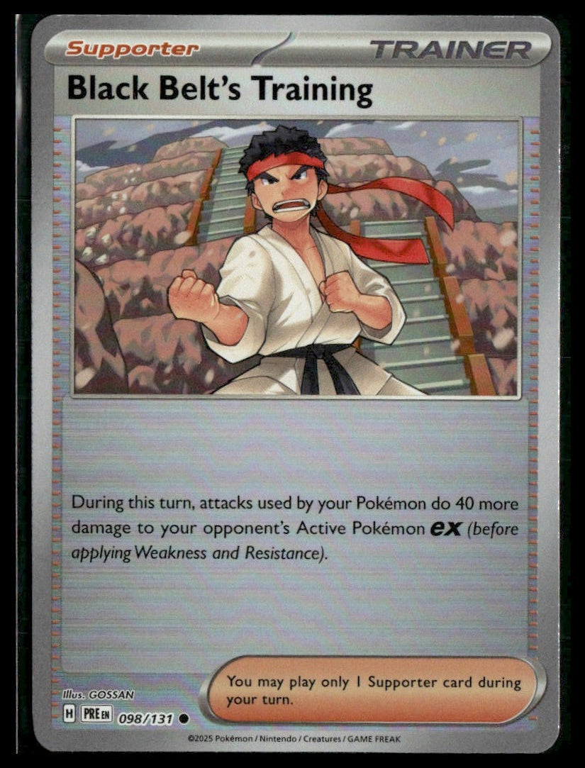 Black Belt's Training (Poke Ball) #098/131 Prismatic Evolutions NM