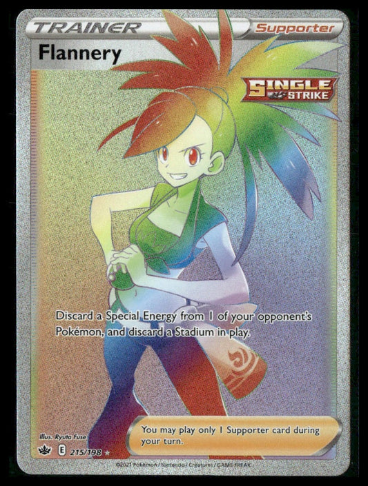 Flannery (Secret) #215/198 Chilling Reign NM