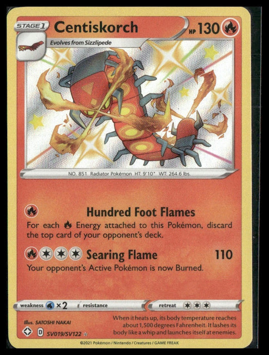 Centiskorch #SV019/SV122 Shining Fates: Shiny Vault NM