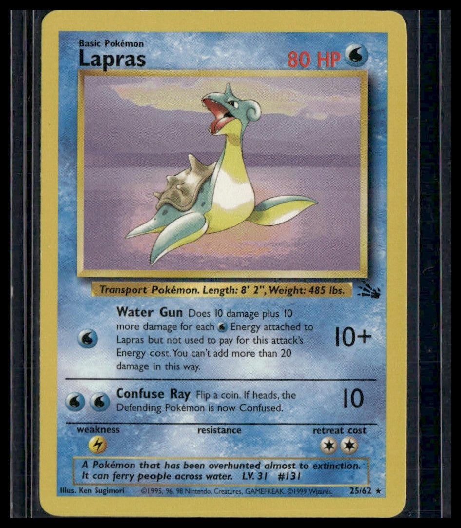 Lapras #25/62 Fossil VLP