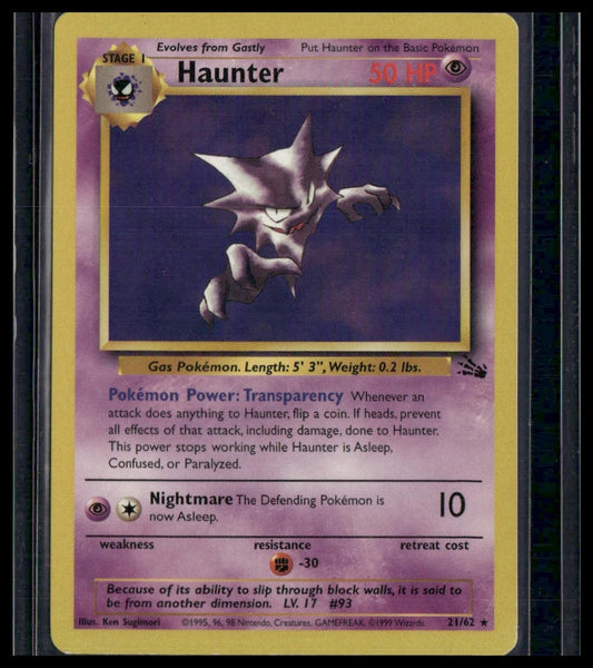 Haunter #21/62 Fossil LP