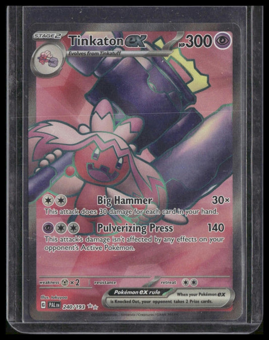 Tinkaton ex #240/193 Paldea Evolved NM